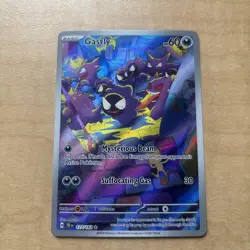 Pokemon TCG Gastly Illustration Rare IR Holo Card 177/162 Temporal Forces - Image 1
