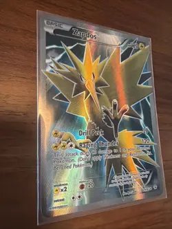 Pokemon TCG XY Generations Zapdos EX Full Art Holo Ultra Rare Card #29/83 - Image 1