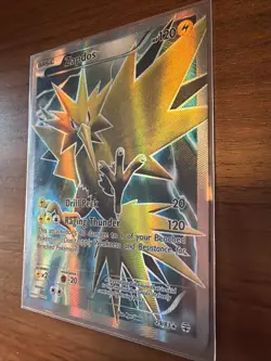 Pokemon TCG XY Generations Zapdos EX Full Art Holo Ultra Rare Card #29/83 - Image 3