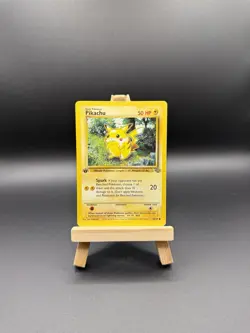 1st Edition PIKACHU - Jungle 60/64 Vintage Pokemon Card - LP+ 💎 - Image 1