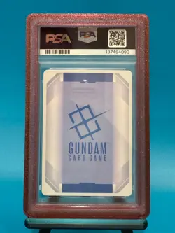 Gundam - GD01-001 LR+ - Newtype Rising Alternate Art - Gundam Card Game PSA 10 - Image 2