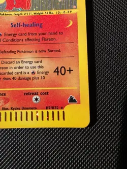 Flareon Skyridge HOLO Pokemon Card H7/H32 - Near Mint - Image 5