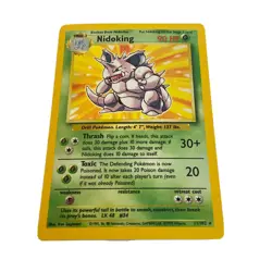 Nidoking Holo Pokemon Card 11/102 Base Set Vintage 1999 WOTC Rare 90 HP - Image 1