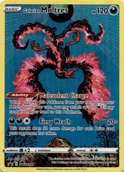 Galarian Moltres SWSH284 SWSH: Sword & Shield Promo Cards Holo - Image 1