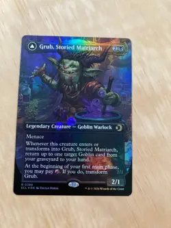 Grub, Storied Matriarch (Borderless) Lorwyn Eclipsed Foil #289 MTG Magic - Image 1
