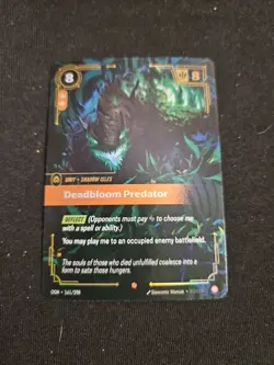 Riftbound Deadbloom Predator Epic Origins 161/298 NM - Image 1