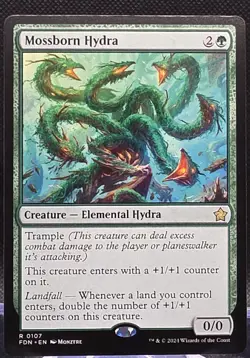 Mossborn Hydra #107 Foundations Regular Rare - Image 1