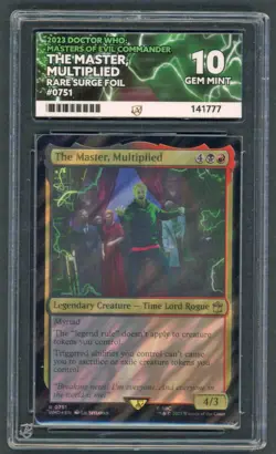 Magic The Gathering MTG - ACE 10 The Master Multiplied 0751 - Doctor Who Dr PSA - Image 1