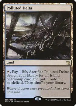 Polluted Delta ~ Khans of Tarkir [Near Mint][Magic MTG] - Image 1
