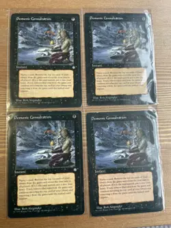 MTG Demonic Consultation - Ice Age x4 Magic the Gathering Free shipping! - Image 1