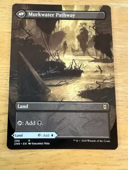MTG - Clearwater / Murkwater Pathway - Zendikar Rising - Borderless - NM - Image 2
