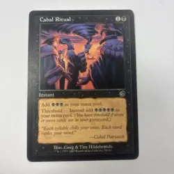 CABAL RITUAL LP Torment MTG Common Instant Mana Source Threshold 5 Black - Image 1