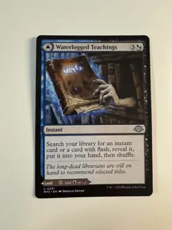 Waterlogged Teachings Modern Horizons 3 - Magic MTG NM - Image 1