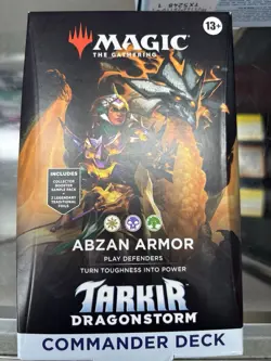 Tarkir Dragonstorm Commander Deck Abzan Armor, MTG Magic the Gathering - Image 1