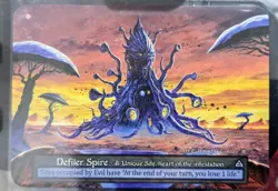Defiler Spire - Non Foil - Unique - Site - Sorcery Contested Realm - Gothic - Image 1