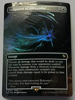 MTG FF Commander Judgment of Alexander Instant RARE FOIL #0455 - Image 1