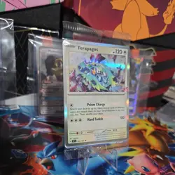 Pokemon TCG Terapagos 161/191 (Sprigatito) Sealed Stamped Horizons Promo - Image 1