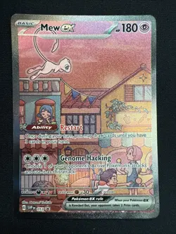 Mew EX 053 Scarlet & Violet Promo Holo Full Art Pokemon TCG Lp-mp - Image 1
