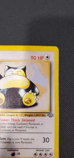 Snorlax 27/64 - 1st Edition Jungle Non Holo Pokemon TCG WOTC 27/64 - Image 3