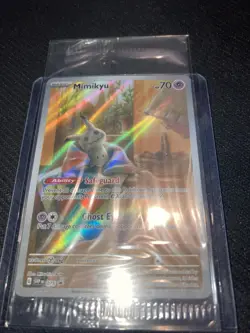 Pokemon TCG: Mimikyu SVP 075 Black Star Promo Holo English Sealed New - Image 1