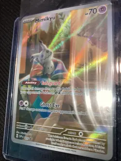 Pokemon TCG: Mimikyu SVP 075 Black Star Promo Holo English Sealed New - Image 2