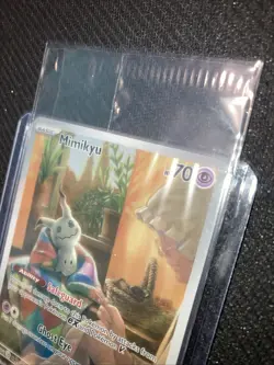 Pokemon TCG: Mimikyu SVP 075 Black Star Promo Holo English Sealed New - Image 3