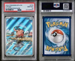 POKEMON PSA 10 CUFANT ILLUSTRATION RARE 076/064 SHROUDED FLABLE ENGLISH 2024! - Image 3