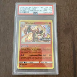Pokemon Charizard #SM158 Sun & Moon Black Star Promo Prerelease PSA 8 NEW CERT - Image 1