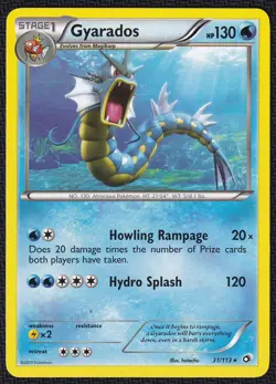 Pokemon Gyarados 31/113 Non-Holo Rare BW Legendary Treasures - Image 1