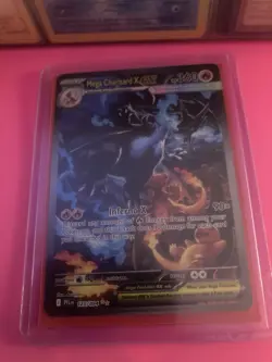 Pokemon TCG Mega Charizard X ex 125/094 Me02: Phantasmal Flames Holo PACK FRESH - Image 3