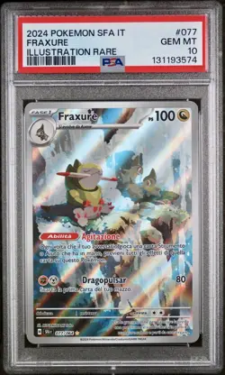 POKEMON PSA 10 FRAXURE ILLUSTRATION RARE 077/064 SHROUDED FLABLE ITALIANO POP 3 - Image 1