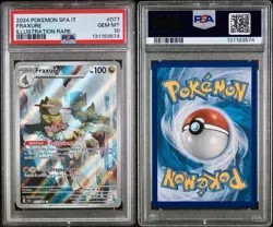 POKEMON PSA 10 FRAXURE ILLUSTRATION RARE 077/064 SHROUDED FLABLE ITALIANO POP 3 - Image 3