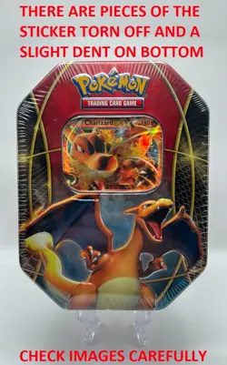(402852) Pokemon 2016 Charizard EX Power Trio Collectors Tin - Factory Sealed - Image 2