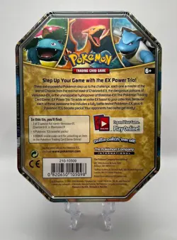 (402852) Pokemon 2016 Charizard EX Power Trio Collectors Tin - Factory Sealed - Image 5