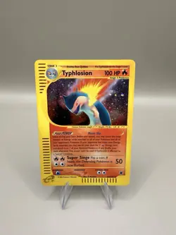 Typhlosion Holo Rare 28/165 Expedition Base Set WOTC Vintage Pokemon LP - Image 1