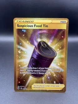 Suspicious Food Tin 080/073 | Champion's Path| Gold Secret Holo Rare Pokemon TCG - Image 1