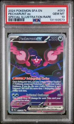 POKEMON PSA 10 PECHARUNT EX SPEC. RARE 093/064 SHROUDED FLABLE ENGLISH 2024! - Image 1