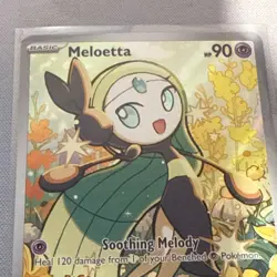 Meloetta MEP 026 Illustration Rare Black Star Promo Pokemon Mega Evolution NM - Image 3