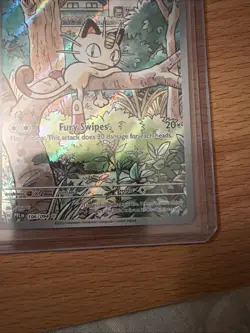 Pokemon Meowth 106/094 Illustration Rare Phantasmal Flames NM - Pack fresh - Image 5