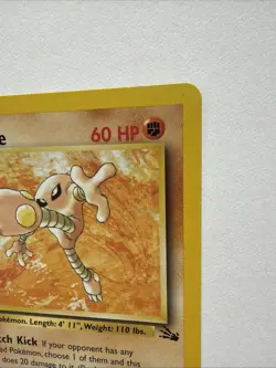 Fossil Pokemon TCG Hitmonlee 7/62 Non Holo WOTC NM/LP - Image 5