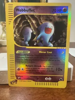 2003 Pokemon TCG - Wobbuffet Skyridge 45/144 - Reverse Holo Rare - Image 1