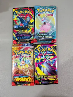 Pokemon TCG Ultra Variety Booster Packs JT, PF, ME, SS - LOT OF 10 SEALED ✅ READ - Image 1