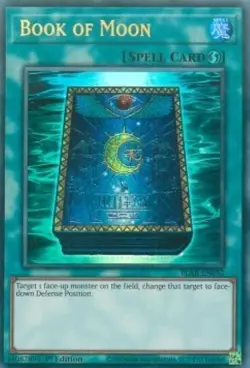 Yugioh-Book of Moon-Ultra Rare-1st Edition-BLAR EN052 (LP) - Image 1
