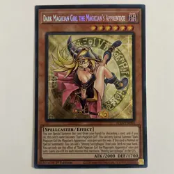 Dark Magician Girl the Magician's Apprentice ALIN-EN004 Secret Rare 1st Ed. VLP! - Image 1