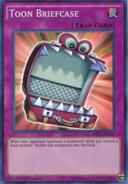 Yugioh-Toon Briefcase-Super Rare-1st Edition-DRL2 EN029 (LP) - Image 1