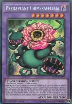 Yugioh-Predaplant Chimerafflesia-Secret Rare-1st Edition-FUEN EN009 (NM) - Image 1
