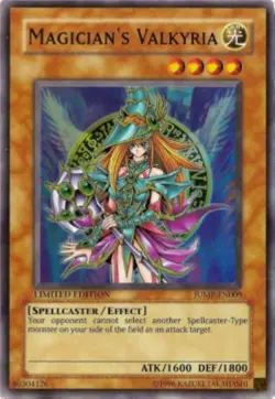 Yugioh-Magician's Valkyria-Ultra Rare-Limited Edition-JUMP EN009 (LP) - Image 1