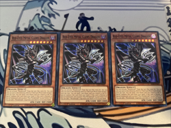 Yugioh Red-Eyes Metal Claws Dragon x3 Super Rare ALIN-EN025 Near Mint - Image 1