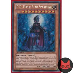 Yugioh D.D. Esper Star Sparrow HA07-EN031 Secret Rare 1st Edition NM - Image 1