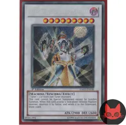 Yugioh Ally of Justice Field Marshal HA02-EN030 Secret Rare 1st Edition NM - Image 1